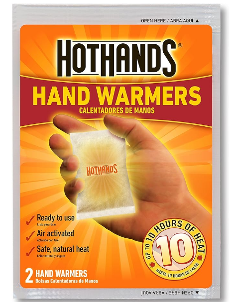 HotHands Hand Warmers - Long Lasting Safe Natural Odorless Air Activated Warmers - Up to 10 Hours of Heat - 40 Pair
