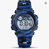 GOLDEN HOUR Watches for Kids Digital Sport Waterproof Boys Girls Watch Outdoor 12/24 H Alarm EL Backlight Stopwatch Military Child Wristwatch Ages 5-15