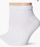 Hanes womens Ultimate Comfort Toe Seamed Ankle Socks Pack Of 6