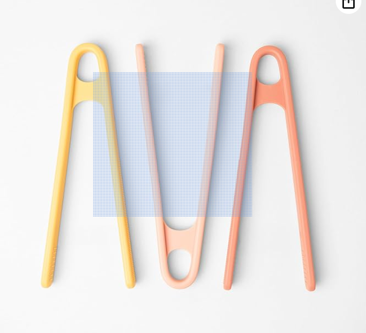 Inspire My Play 3 x Coral Silicone Mini Tongs for Kids - Kids Tweezers for Fine Motor - Small Toddler Tongs - Preschool Kid Tongs - Child Sensory Toys and Accessories