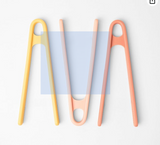 Inspire My Play 3 x Coral Silicone Mini Tongs for Kids - Kids Tweezers for Fine Motor - Small Toddler Tongs - Preschool Kid Tongs - Child Sensory Toys and Accessories