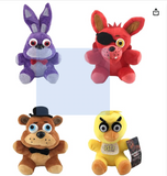 Yi jia hui FNAF Security Breach Plush Set - Five Nights Plush Doll Set - Gift for Five Nights Game Fans - Plush FiguresToy (4pcs)
