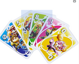 Mattel Games UNO Junior Paw Patrol: The Mighty Movie Kids Card Game for Family Night Featuring 3 Levels of Play