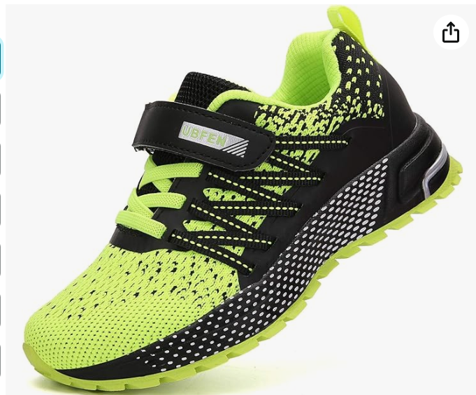 KUBUA Kids Sneakers for Boys Girls Running Tennis Shoes Lightweight Breathable Sport Athletic
