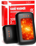 Hand Warmers Rechargeable, 2 Pack 3200mAh*2 Electric Hand Warmer, 16 Hours Lasting, Great for Outdoors, Camping, Gifts for Men Women