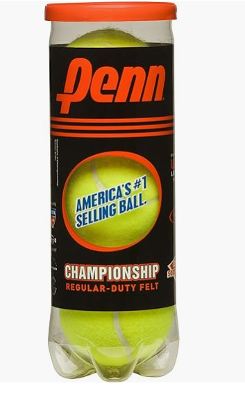 Penn Championship Tennis Balls - Regular Duty Felt Pressurized Tennis Balls
