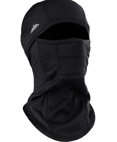 Tough Headwear Balaclava Ski Mask - Winter Face Mask for Men & Women - Cold Weather Gear for Skiing, Snowboarding & Motorcycle Riding (Black)