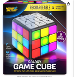 Rechargeable Game Activity Cube - 9 Fun Brain & Memory Games - Cool Toys for Boys and Girls - Christmas/Birthday Gifts for Ages 6-12+ Year Old Kids Tweens & Teens - Best Boy & Girl Toy Gift Ideas