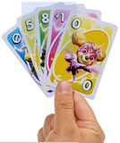 Mattel Games UNO Junior Paw Patrol: The Mighty Movie Kids Card Game for Family Night Featuring 3 Levels of Play