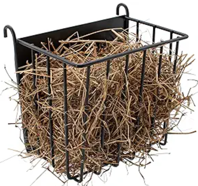 Guinea Pig Hay Feeder,Rabbit Hay Feeder with Heavy-Duty Metal Frame Hay Holder,for Bunny, Guinea Pigs,Chinchillas-6.9x4.7x6.6 inch