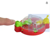 World's Smallest Hungry Hungry Hippos, Super Fun for Outdoors, Travel & Family Game Night, Multicolor, Miniature