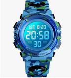 FIZILI Boys Watch Digital Sports Waterproof Outdoor Kids Watches Alarm Clock 12/24 H Stopwatch Calendar 3-15 Year Old Boys Girls Wristwatch