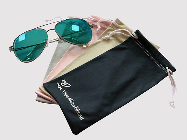 Eye Glasses Cleaning Cloth & Soft Pink Microfiber Dust Packaging Eyeglasses Sun Glasses Sunglasses Pouch Bag For Eye Glasses