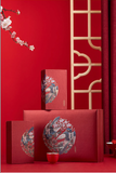 Customized High-end Suitcase Christmas Lunar New Year Gift Box Wedding Red Cardboard Foldable Luxury Candy Gift Box