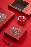 Customized High-end Suitcase Christmas Lunar New Year Gift Box Wedding Red Cardboard Foldable Luxury Candy Gift Box