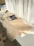 Shorthwool fleece bay window mat sill mat true wool balcony seat mat tatami decorated Australian fur mat