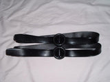 Men's automatic buckle gift belt edging PVC wear-resistant and scratch resistant men's pants belt