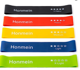 Honmein Resistance Bands for Working Out, Exercise Bands with 5 Resistance Levels Fit for Home Fitness, Strength Training, Natural Latex Resistance Band Include Instruction Guide and Carry Bag.…