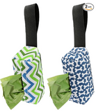 Dog Poop Bag Holder for Leash, 2 Pack Dog Poop Bag Dispenser, Durable and Guaranteed Leakproof Poop Bag Holders for Leashes, Dog Waste Bag Holder, Unscented, 2 Dispenser and 30 Bags By PobbY