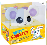 Where’s Squeaky Fun Interactive Preschool and Children - Educational Hide-and-Seek Mouse Game by Blue Orange Games - 2 to 10 Players for Ages 4+