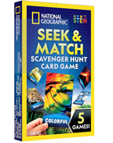 NATIONAL GEOGRAPHIC Scavenger Hunt for Kids Card Game - Seek & Match Objects from 40 Jumbo-Sized Cards, Camping Games, Activities for Toddlers, Car Game, Kids Outdoor Activities, Stocking Stuffers
