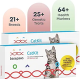 Basepaws Cat DNA Test Kit 2 Pack- Comprehensive Breed, Health and Dental Analysis Across 114 Traits for Accurate and Easy-to-Use Genetic Insights
