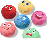 SCHITEC Squeaky Dog Toys, [6 Pack] Soft Stuffed Plush Balls with Squeakers, Interactive Fetch Play for Puppy Small Pets