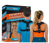 ComfyBrace Posture Corrector-Back Brace for Men and Women- Fully Adjustable Straightener for Mid, Upper Spine Support- Neck, Shoulder, Clavicle and Back Pain Relief-Breathable
