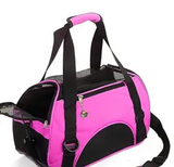 ZaneSun Cat Carrier,Soft-Sided Pet Travel Carrier for Cats,Dogs Puppy Comfort Portable Foldable Pet Bag Airline Approved (Small Rosered)