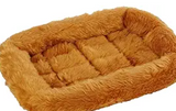 MidWest Homes for Pets Cinnamon 18-Inch Pet Bed w/ Comfortable Bolster | Ideal for Small Breeds & Fits an 18-Inch Crate | Easy Maintenance Machine Wash & Dry