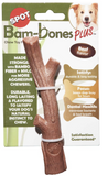 SPOT by Ethical Products- Bambone Bamboo Stick Durable Dog Chew Toy for Aggressive Chewers – Great Toy for Puppies and Puppy Teething – A Non Splintering Alternative to Real Wood - Large Medium