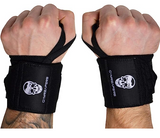 Gymreapers Weightlifting Wrist Wraps (IPF Approved) 18" Professional Quality Wrist Support with Heavy Duty Thumb Loop - Best Wrap for Powerlifting Competition, Strength Training, Bodybuilding