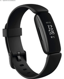Fitbit Inspire 2 Health & Fitness Tracker with a Free 1-Year Fitbit Premium Trial, 24/7 Heart Rate, Black/Black, One Size (S & L Bands Included)