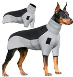 Dog Cold Weather Coats, Dogs Warm Coat for Large Medium Dog Winter Outdoor Waterproof, Turtleneck Adjustable Snow Jacket for Labrador, Golden Retriever, Doberman, German Shepherd, Husky, Collie 5XL