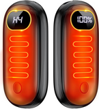 Hand Warmers - 14000mAh Hand Warmers Rechargeable Up to 18Hrs Warmth, Electric Hand Warmer Reusable Heat Up to 131℉, Rechargeable Hand Warmers 2 Pack for Golf Raynauds Camping, Warm Gifts