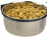 ProSelect 8-Ounce Stainless Steel Coop Cups for Pet Food – Pet Bowls Attaches Securely to Cage with Plate and Wingnut