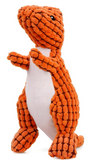 Dog Chew Toys Plush Chewing Toy, Aggressive Chewers Durable Molars Training Toy, Resistant Cute Dinosaur Shape Pet Stuffed Toy for Teeth Grinding,Built-in air Pressure Sound Device
