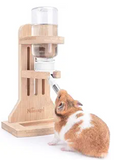 Niteangel Water Bottle with Stand for Syrian Dwarf Hamsters Gerbils Mice Rats Degus Small pet Rodents(White)