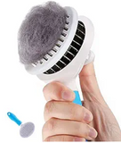 Cat Brush, Self Cleaning Slicker Brushes for Shedding and Grooming Removes Loose Undercoat,Mats Hair Grooming Brush for Cat Dog Massage-Self Cleaning