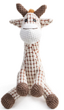 EHEYCIGA Dog Toys for Small Dogs, Small Squeaky Pet Toys for Puppies Small Breed Entertainment, Stuffed Plush Cute Medium Dog Toys with Squeaker, Giraffe Small