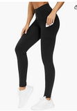 THE GYM PEOPLE Thick High Waist Yoga Pants with Pockets, Tummy Control Workout Running Yoga Leggings for Women