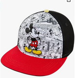 Disney Mickey Mouse Comics Baseball Cap - Sizes Boys 7-12 Years Junior Ages 12-17 Years Mens - Adjustable - 100% Cotton