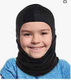 Tough Headwear Kids Balaclava Ski Mask - Kids Ski Neck Gaiter & Toddler Fleece Neck Warmer w/Helmet Liner Hood