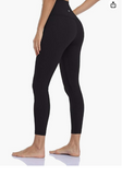 HeyNuts Essential 7/8 Leggings, High Waisted Pants Athletic Yoga Pants 25''