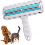 Pet Hair Remover: Reusable Lint Roller with Self-Cleaning Base for Easy Removal of Cat and Dog Hair from Furniture, Carpet, Car Seats and Bedding - Portable and Multi-Surface Fur Removal Tool