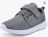 TOEDNNQI Boys Girls Sneakers Kids Lightweight Breathable Strap Athletic Running Shoes for Toddler/Little Kid/Big Kid