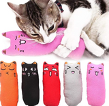 Legendog 5Pcs Bite Resistant Catnip Toy for Cats,Catnip Filled Cartoon Mice Cat Teething Chew Toy