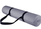 BalanceFrom All Purpose 1/4-Inch High Density Anti-Tear Exercise Yoga Mat with Carrying Strap