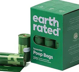 Earth Rated Dog Poop Bags - Leak-Proof and Extra-Thick Pet Waste Bags for Big and Small Dogs - Refill Rolls - Lavender Scented - 270 Count