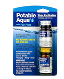 Potable Aqua Water Purification Tablets with PA Plus, Portable and Effective Solution for Camping, Hiking, Emergencies, Natural Disasters and International Travel, Two 50ct Bottles